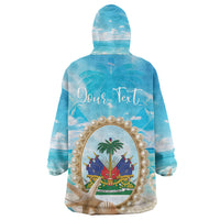 Personalized Haiti The Pearl Of Antilles Kid Wearable Blanket Hoodie Summer Aesthetic Vibe