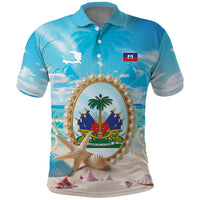 Personalized Haiti The Pearl Of Antilles Polo Shirt Summer Aesthetic Vibe