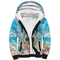 Personalized Haiti The Pearl Of Antilles Sherpa Hoodie Summer Aesthetic Vibe