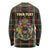 Custom Canada Long Sleeve Shirt Canadian Coat Of Arms Mix Maple Leaf Tartan LT01