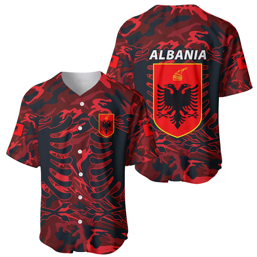Albania Baseball Jersey Albanian Golden Eagle Sport Version - Wonder Print Shop