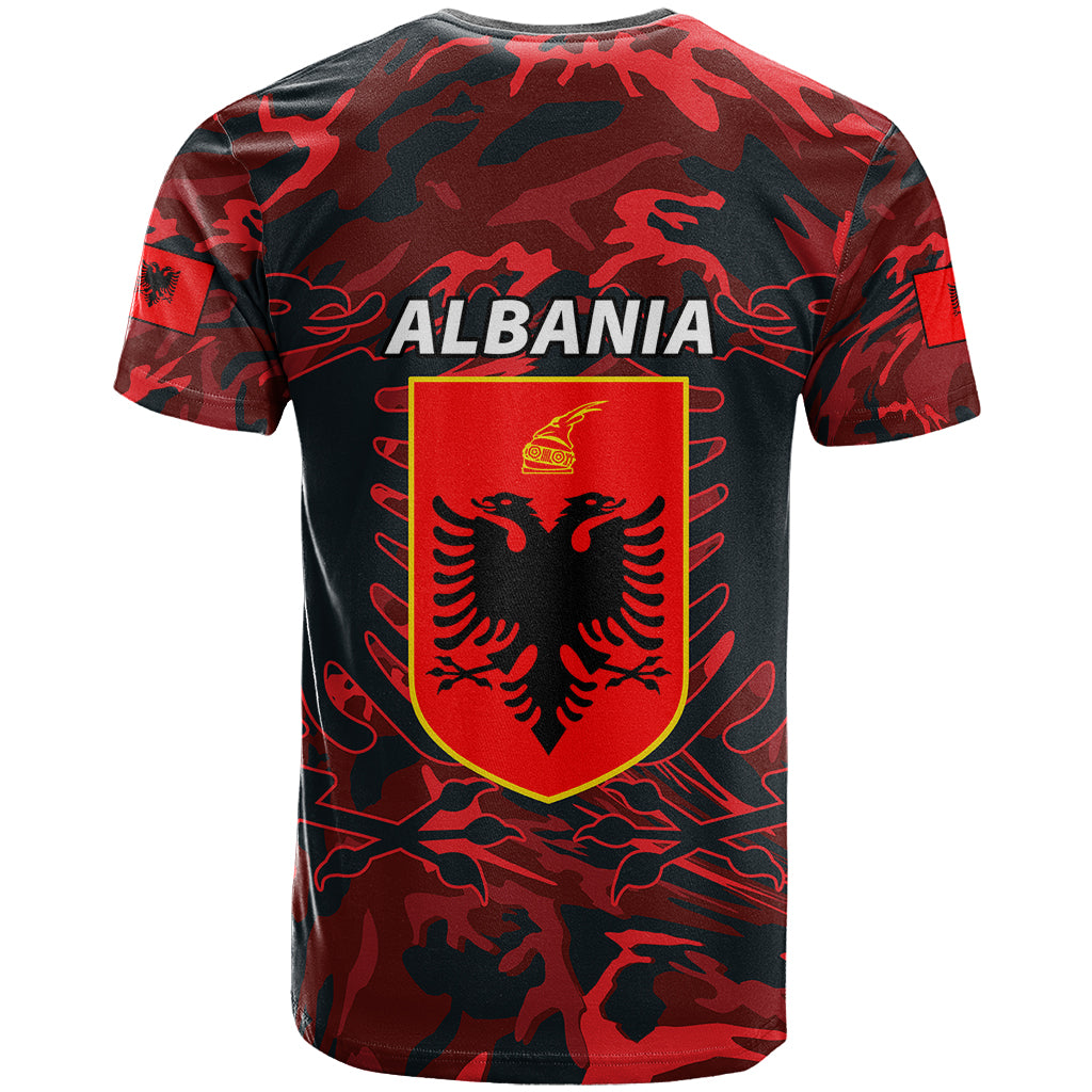 Albania T Shirt Albanian Golden Eagle Sport Version - Wonder Print Shop