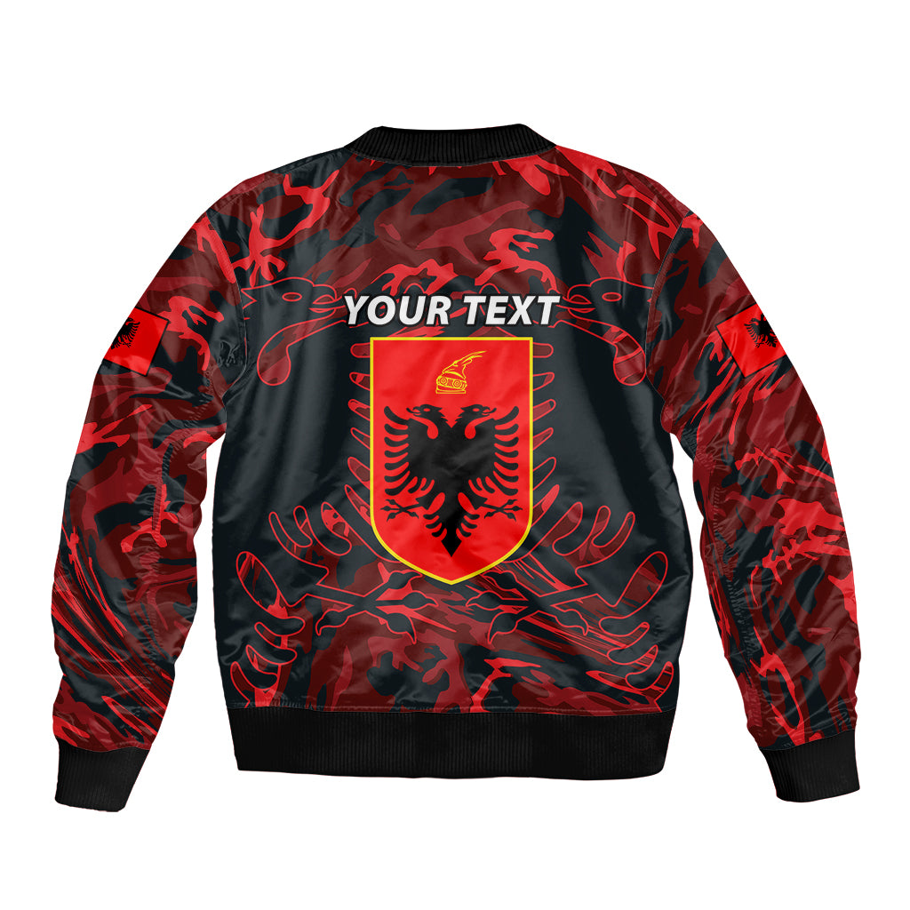 Personalised Albania Bomber Jacket Albanian Golden Eagle Sport Version - Wonder Print Shop