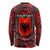 Personalised Albania Long Sleeve Shirt Albanian Golden Eagle Sport Version LT01
