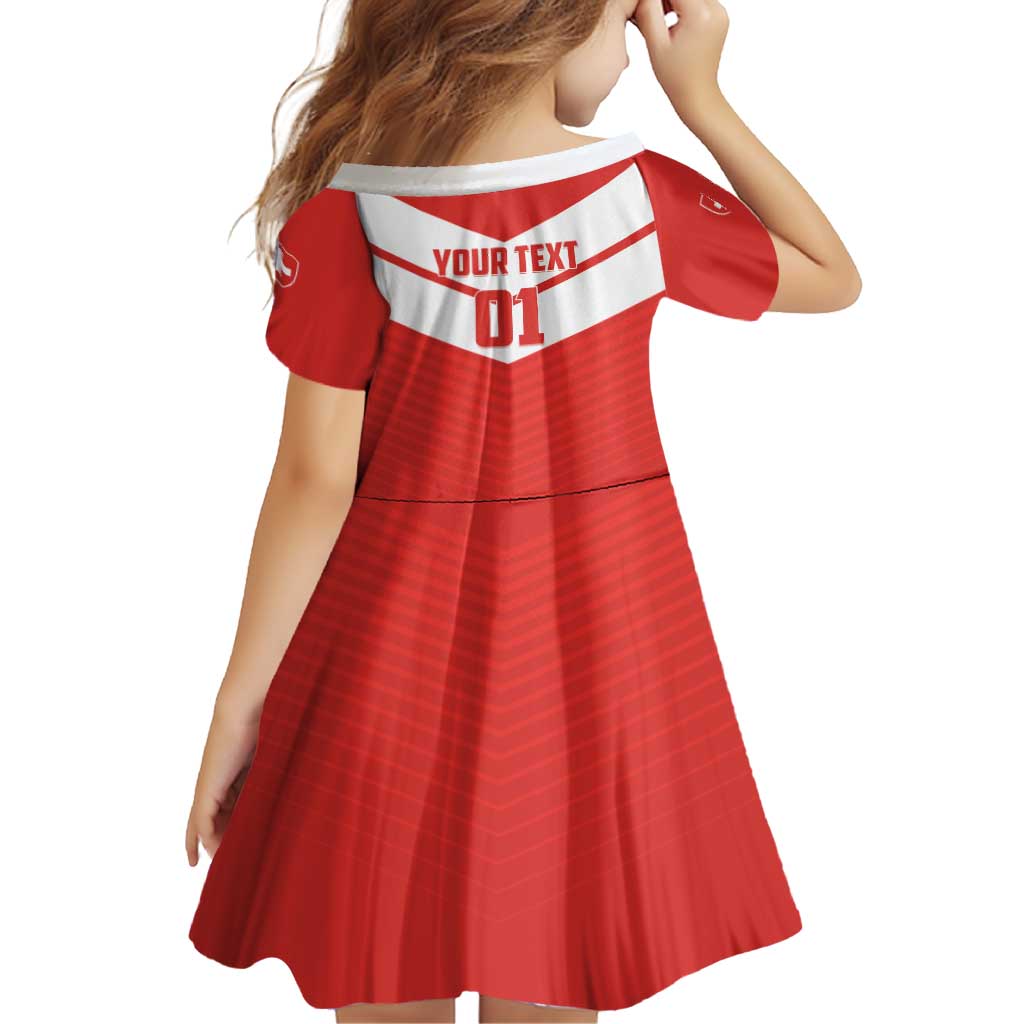 Custom Switzerland 2024 Football Family Matching Summer Maxi Dress and Hawaiian Shirt Rossocrociati Go Champions - Wonder Print Shop