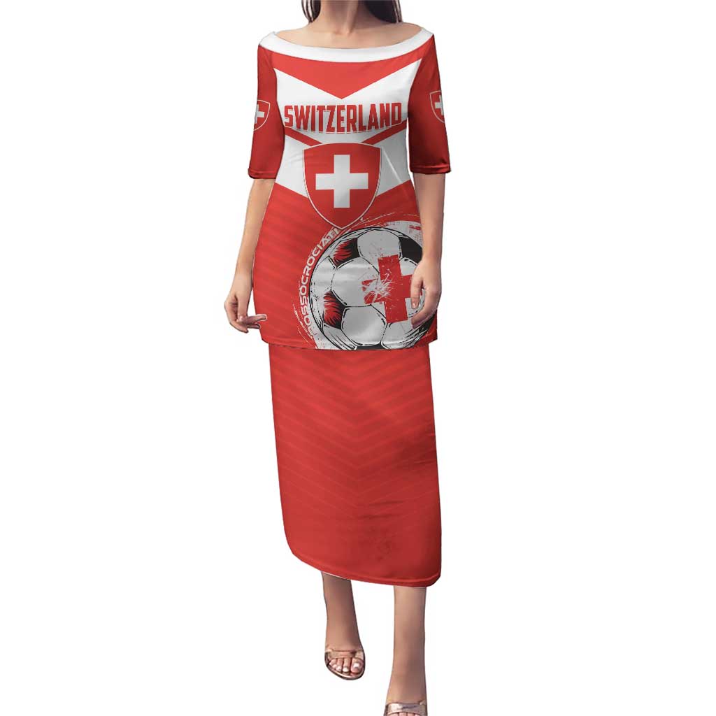Custom Switzerland 2024 Football Puletasi Rossocrociati Go Champions - Wonder Print Shop