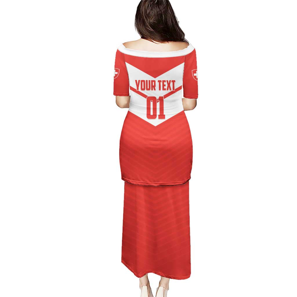 Custom Switzerland 2024 Football Puletasi Rossocrociati Go Champions - Wonder Print Shop