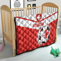 Switzerland 2024 Football Quilt Rossocrociati Go Champions - Wonder Print Shop