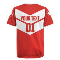 Custom Switzerland 2024 Football Rugby Jersey Rossocrociati Go Champions - Wonder Print Shop