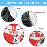 Switzerland 2024 Football Spare Tire Cover Rossocrociati Go Champions - Wonder Print Shop