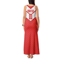 Custom Switzerland 2024 Football Tank Maxi Dress Rossocrociati Go Champions - Wonder Print Shop