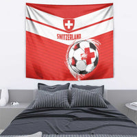 Switzerland 2024 Football Tapestry Rossocrociati Go Champions - Wonder Print Shop