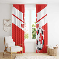 Switzerland 2024 Football Window Curtain Rossocrociati Go Champions - Wonder Print Shop