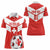 Custom Switzerland 2024 Football Women Polo Shirt Rossocrociati Go Champions - Wonder Print Shop