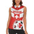 Custom Switzerland 2024 Football Women Sleeveless Polo Shirt Rossocrociati Go Champions - Wonder Print Shop
