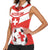 Custom Switzerland 2024 Football Women Sleeveless Polo Shirt Rossocrociati Go Champions - Wonder Print Shop