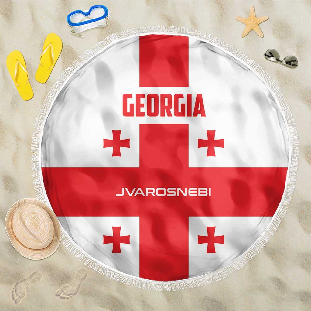 Georgia 2024 Football Beach Blanket Come On Sakartvelo - Wonder Print Shop