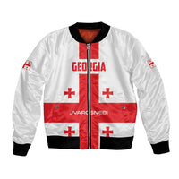 Custom Georgia 2024 Football Bomber Jacket Come On Sakartvelo - Wonder Print Shop