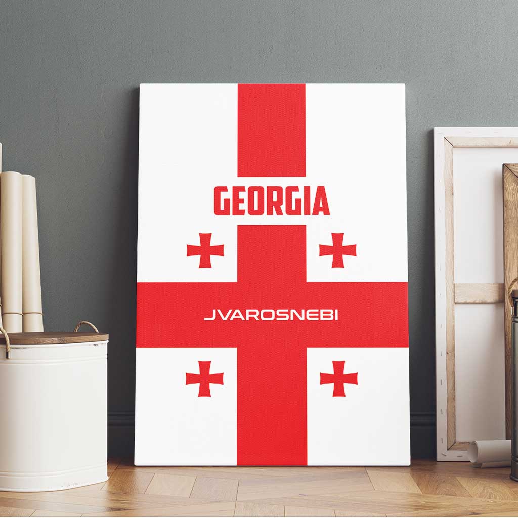 Georgia 2024 Football Canvas Wall Art Come On Sakartvelo - Wonder Print Shop