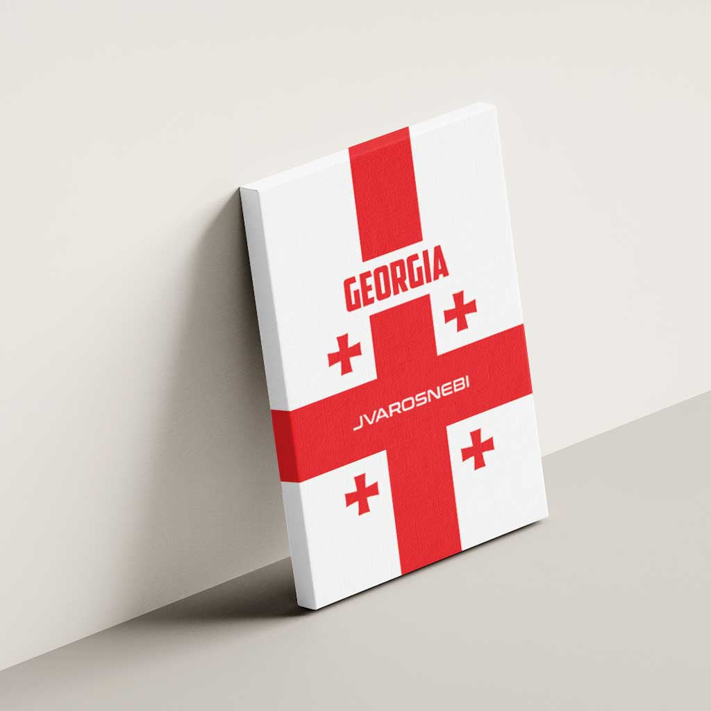 Georgia 2024 Football Canvas Wall Art Come On Sakartvelo - Wonder Print Shop