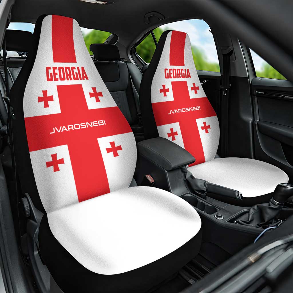 Georgia 2024 Football Car Seat Cover Come On Sakartvelo - Wonder Print Shop
