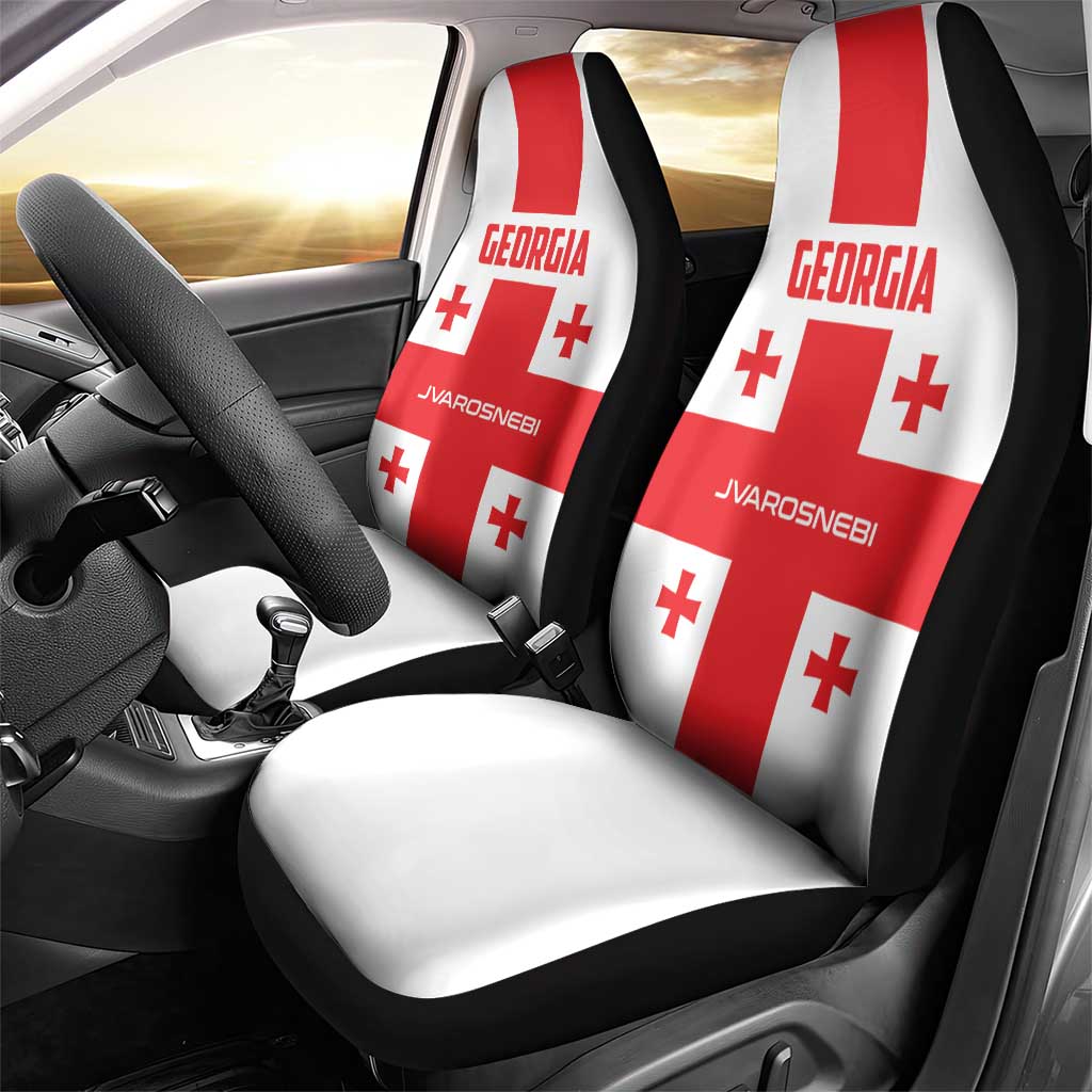 Georgia 2024 Football Car Seat Cover Come On Sakartvelo - Wonder Print Shop