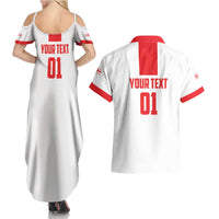 Custom Georgia 2024 Football Couples Matching Summer Maxi Dress and Hawaiian Shirt Come On Sakartvelo - Wonder Print Shop