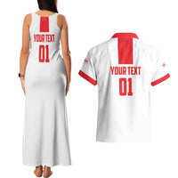 Custom Georgia 2024 Football Couples Matching Tank Maxi Dress and Hawaiian Shirt Come On Sakartvelo - Wonder Print Shop
