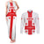 Custom Georgia 2024 Football Couples Matching Tank Maxi Dress and Long Sleeve Button Shirt Come On Sakartvelo - Wonder Print Shop