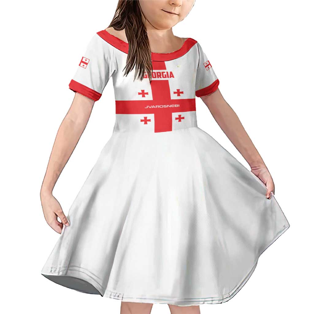 Custom Georgia 2024 Football Family Matching Mermaid Dress and Hawaiian Shirt Come On Sakartvelo - Wonder Print Shop