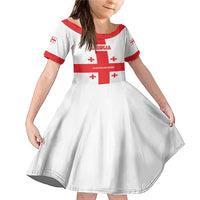 Custom Georgia 2024 Football Family Matching Mermaid Dress and Hawaiian Shirt Come On Sakartvelo - Wonder Print Shop