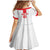Custom Georgia 2024 Football Family Matching Mermaid Dress and Hawaiian Shirt Come On Sakartvelo - Wonder Print Shop