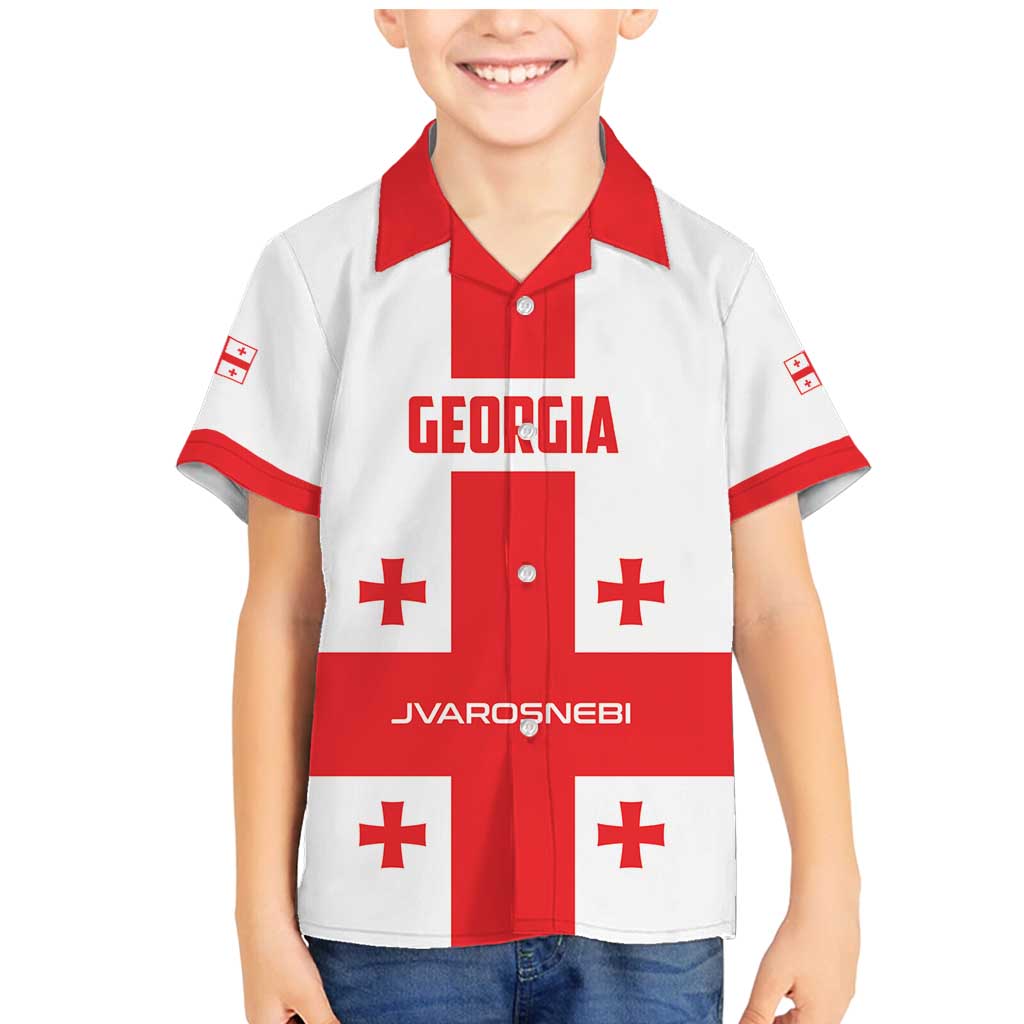 Custom Georgia 2024 Football Family Matching Mermaid Dress and Hawaiian Shirt Come On Sakartvelo - Wonder Print Shop