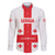 Custom Georgia 2024 Football Family Matching Off The Shoulder Long Sleeve Dress and Hawaiian Shirt Come On Sakartvelo - Wonder Print Shop