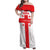 Custom Georgia 2024 Football Family Matching Off Shoulder Maxi Dress and Hawaiian Shirt Come On Sakartvelo - Wonder Print Shop