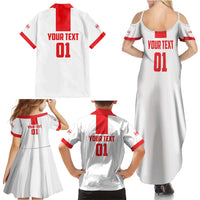 Custom Georgia 2024 Football Family Matching Summer Maxi Dress and Hawaiian Shirt Come On Sakartvelo - Wonder Print Shop