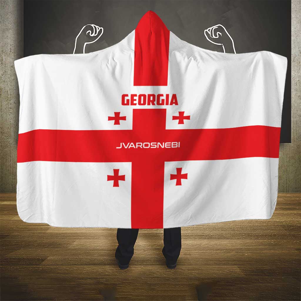 Georgia 2024 Football Hooded Blanket Come On Sakartvelo