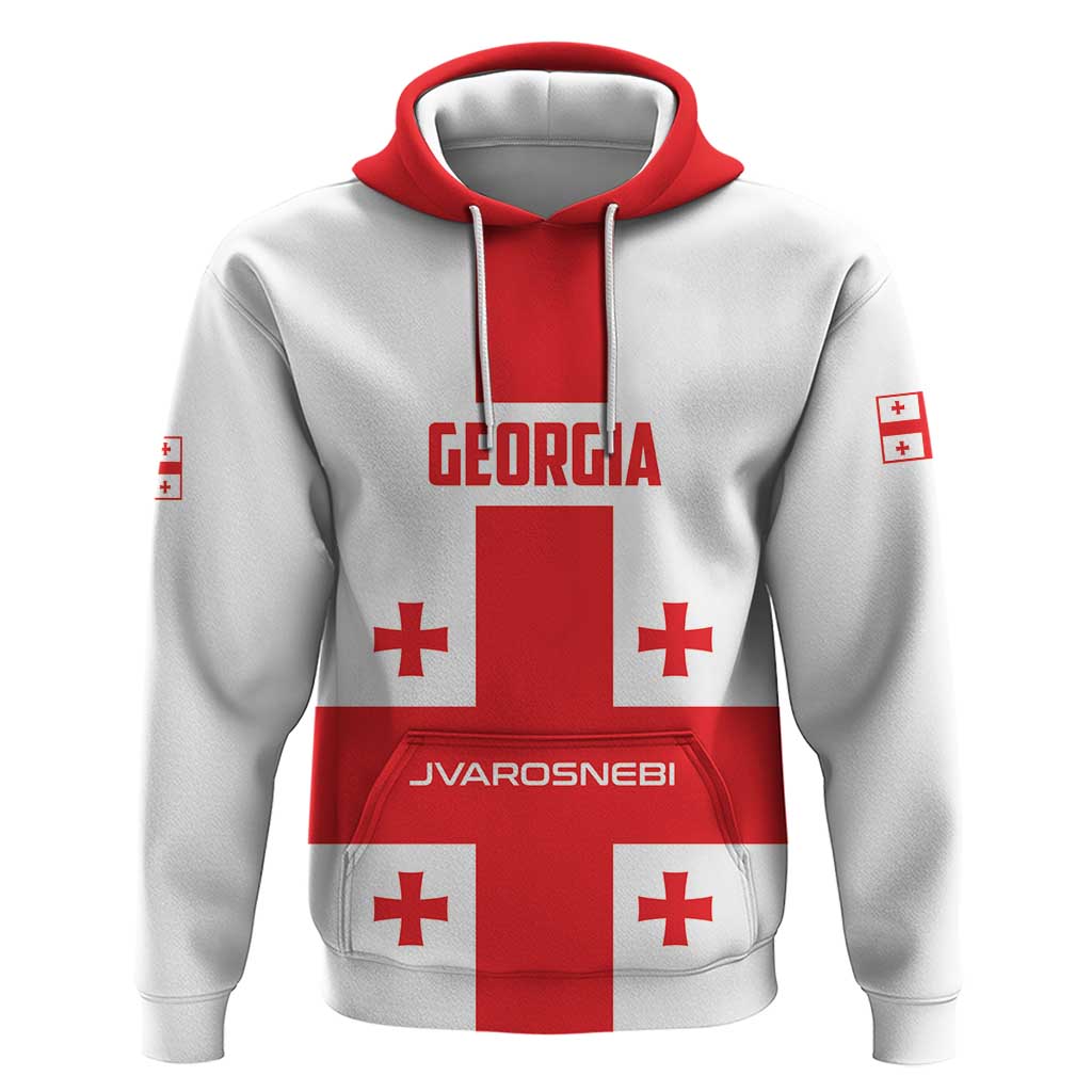 Custom Georgia 2024 Football Hoodie Come On Sakartvelo - Wonder Print Shop