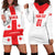 Custom Georgia 2024 Football Hoodie Dress Come On Sakartvelo - Wonder Print Shop