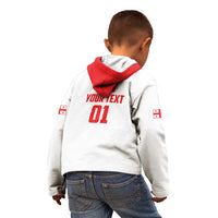 Custom Georgia 2024 Football Kid Hoodie Come On Sakartvelo - Wonder Print Shop