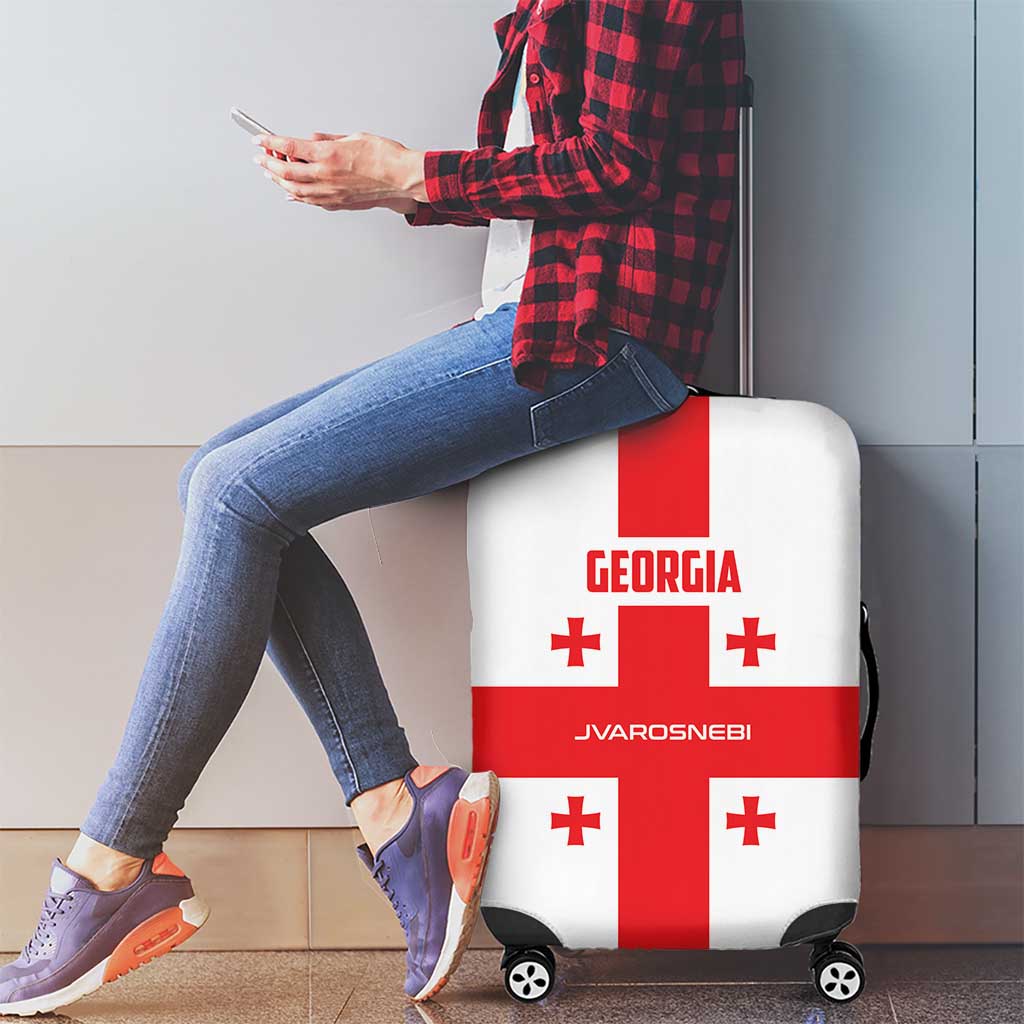 Georgia 2024 Football Luggage Cover Come On Sakartvelo - Wonder Print Shop
