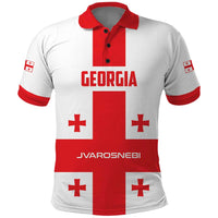 Custom Georgia 2024 Football Polo Shirt Come On Sakartvelo - Wonder Print Shop