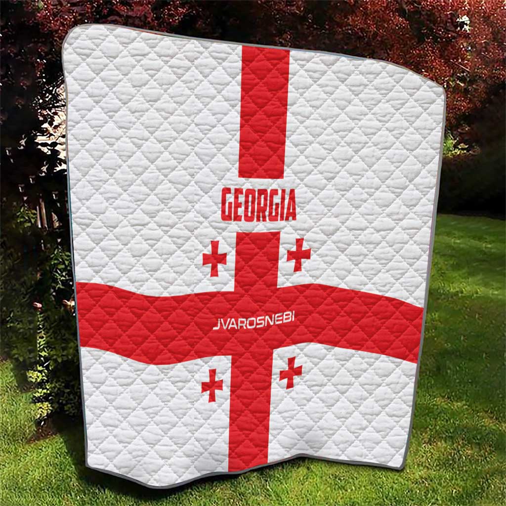 Georgia 2024 Football Quilt Come On Sakartvelo - Wonder Print Shop