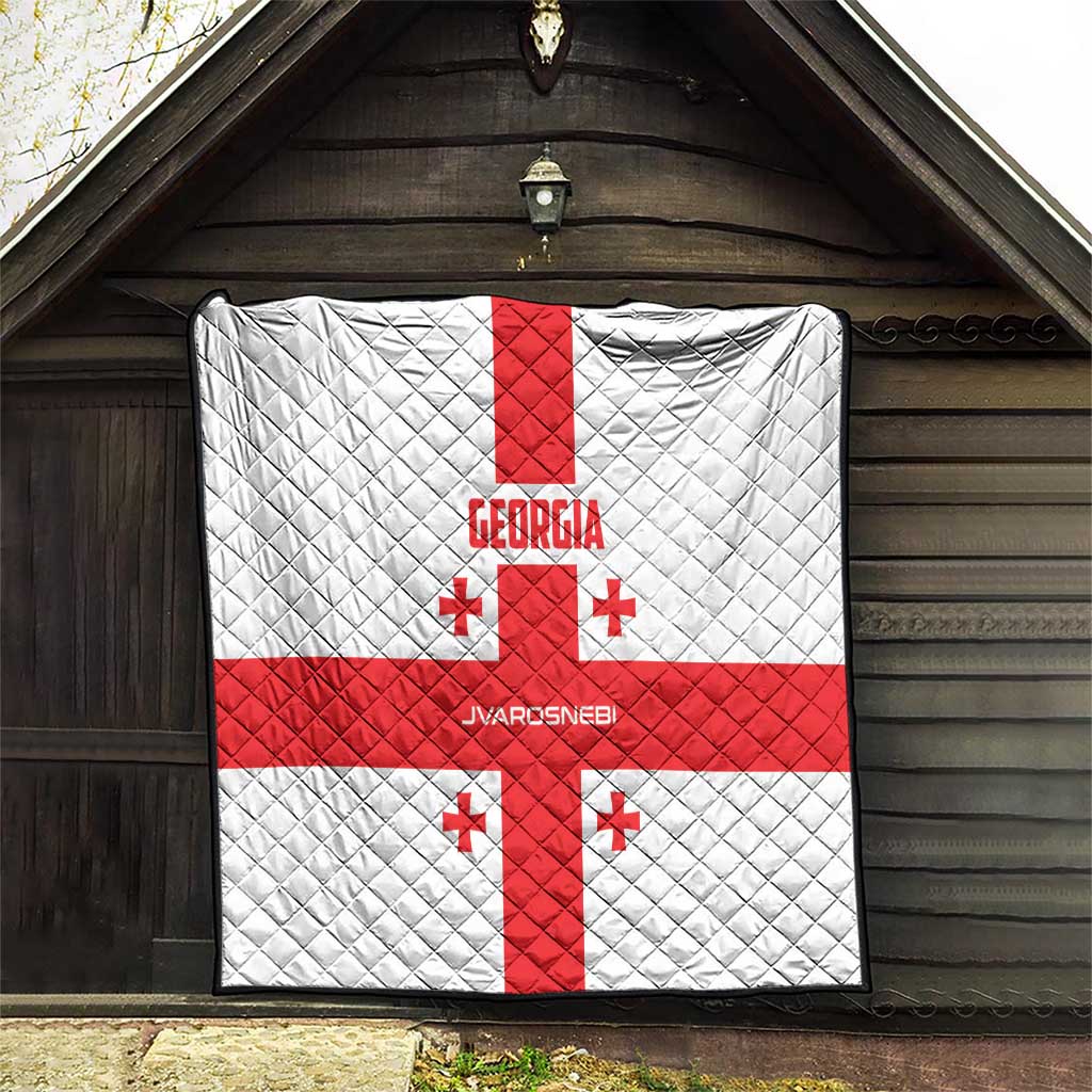 Georgia 2024 Football Quilt Come On Sakartvelo - Wonder Print Shop