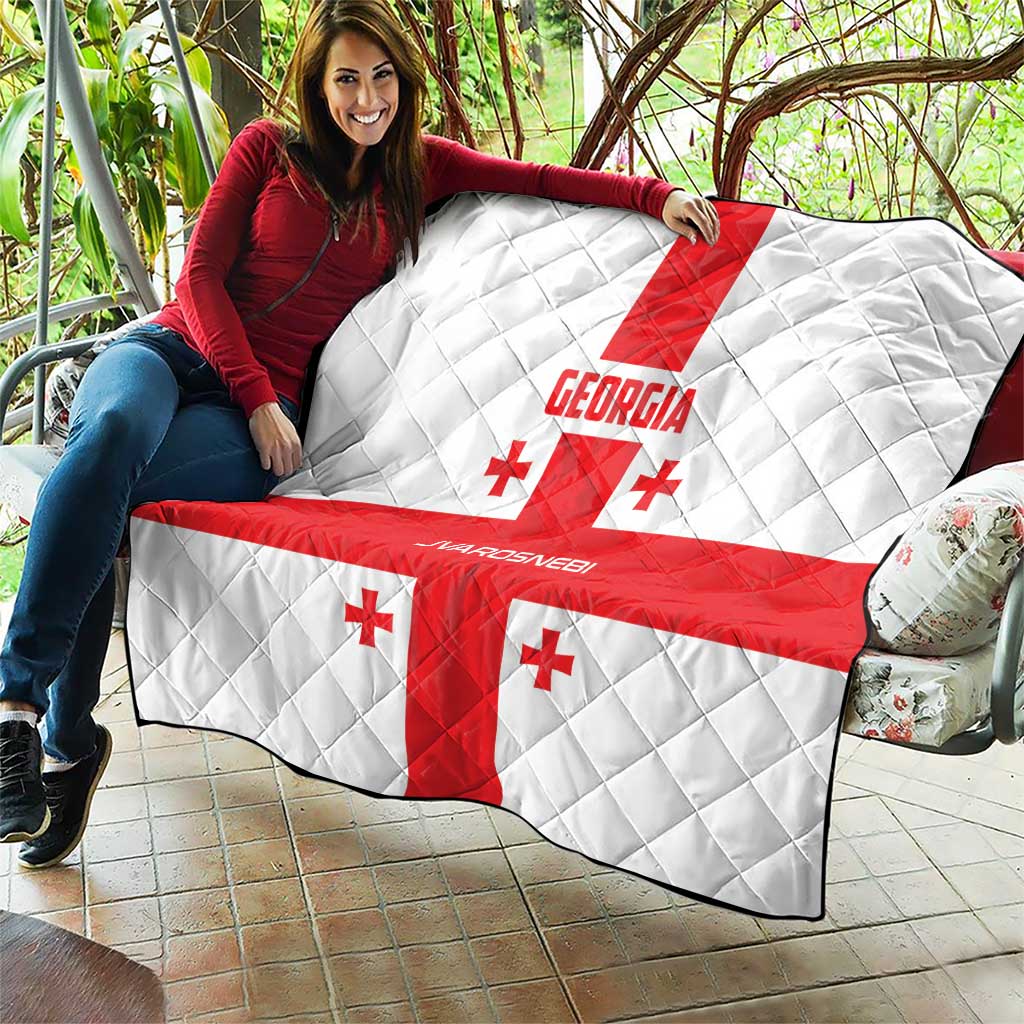 Georgia 2024 Football Quilt Come On Sakartvelo - Wonder Print Shop