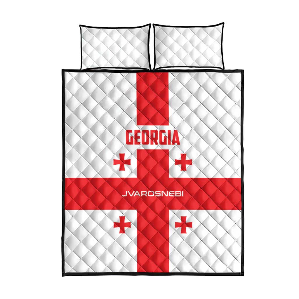 Georgia 2024 Football Quilt Bed Set Come On Sakartvelo - Wonder Print Shop