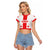 Custom Georgia 2024 Football Raglan Cropped T Shirt Come On Sakartvelo - Wonder Print Shop