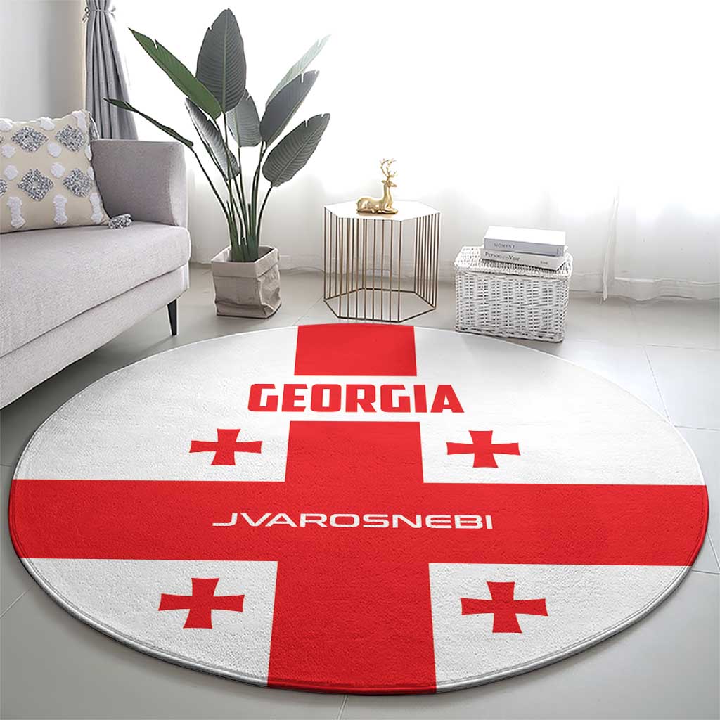 Georgia 2024 Football Round Carpet Come On Sakartvelo