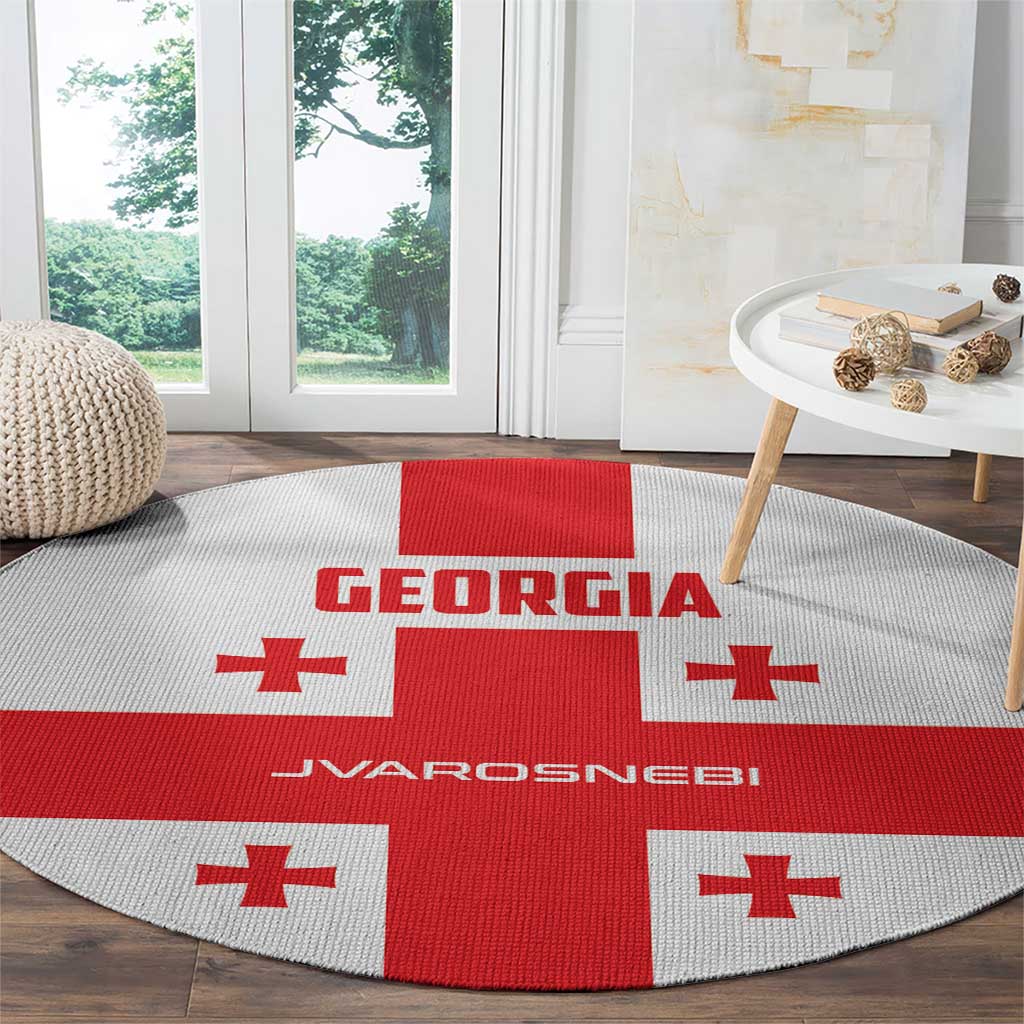 Georgia 2024 Football Round Carpet Come On Sakartvelo
