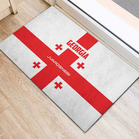 Georgia 2024 Football Rubber Doormat Come On Sakartvelo - Wonder Print Shop